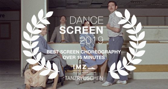 Artificial Things overlaid with Dance Screen 2019 Best Screen Choreography over 15 minutes award logo.